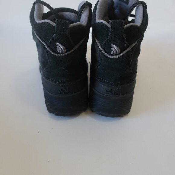 Boys The North Face Chilkat Lace II Waterproof Black Suede/Rubber Boots 4 - Picture 8 of 11